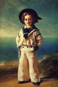  Edward Tableaux - Albert Edward Prince du Pays de Galles portrait royauté Franz Xaver Winterhalter